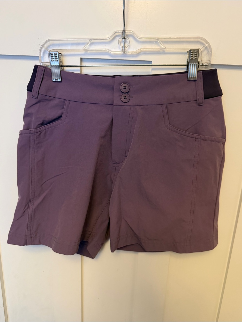 Simms Fishing Purple Women’s Athletic Shorts XS Pockets Granola Girl Gorpcore